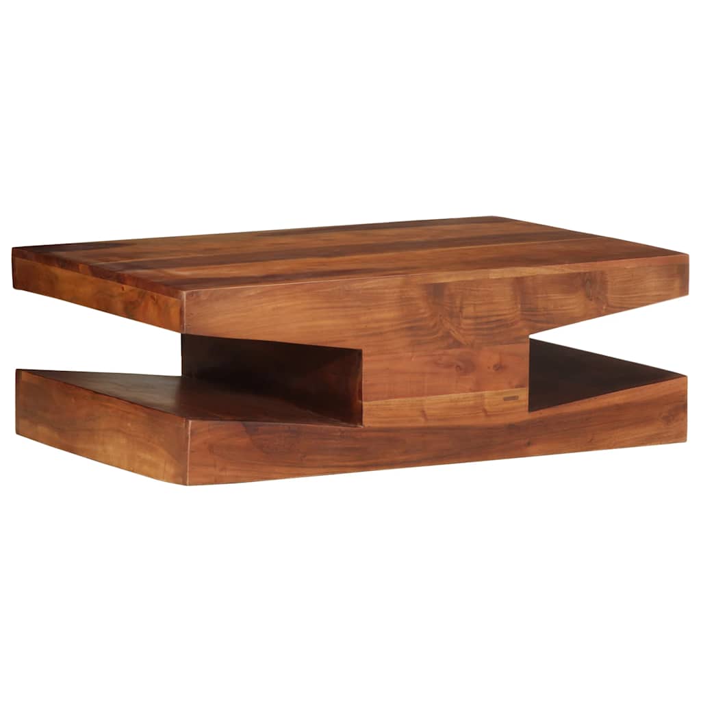 Table basse 90x60x30 cm bois massif d'acacia - Imagem 10