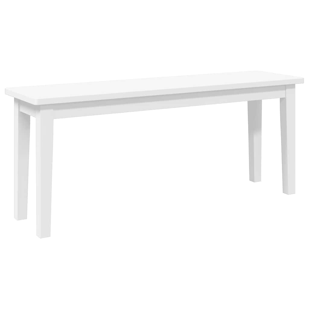 Banc 110 cm  bois massif caoutchouc - Imagem 2