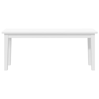 Banc 110 cm  bois massif caoutchouc - Imagem 4