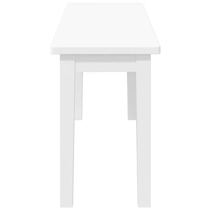 Banc 110 cm  bois massif caoutchouc - Imagem 5