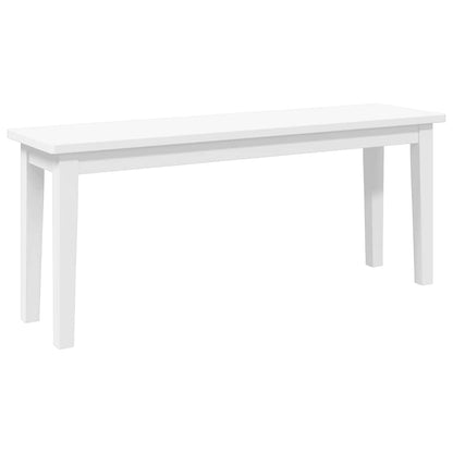 Banc 110 cm  bois massif caoutchouc - Imagem 6