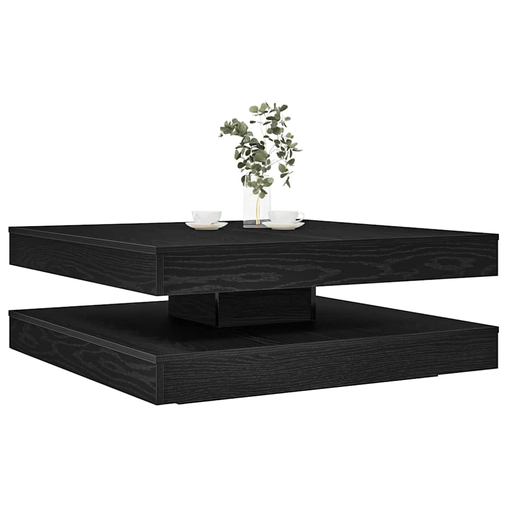 Table basse rotative à 360 degrés - 90x90x34,5 cm - Sensuri Maison