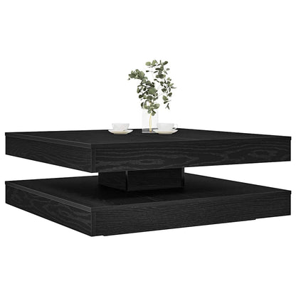 Table basse rotative à 360 degrés - 90x90x34,5 cm - Sensuri Maison
