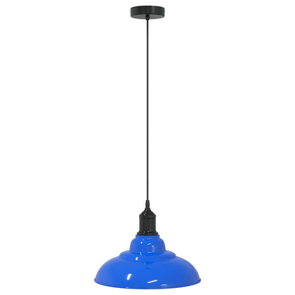 Lampe suspendue réglable hauteur E27  foncé Ø 31 cm métal - Imagem 2