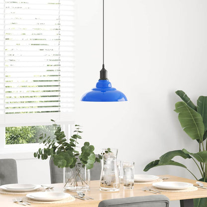 Lampe suspendue réglable hauteur E27  foncé Ø 31 cm métal - Imagem 3