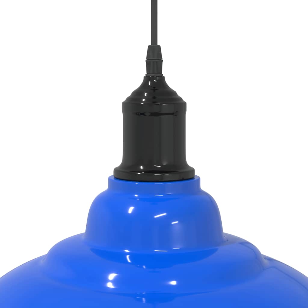 Lampe suspendue réglable hauteur E27  foncé Ø 31 cm métal - Imagem 8