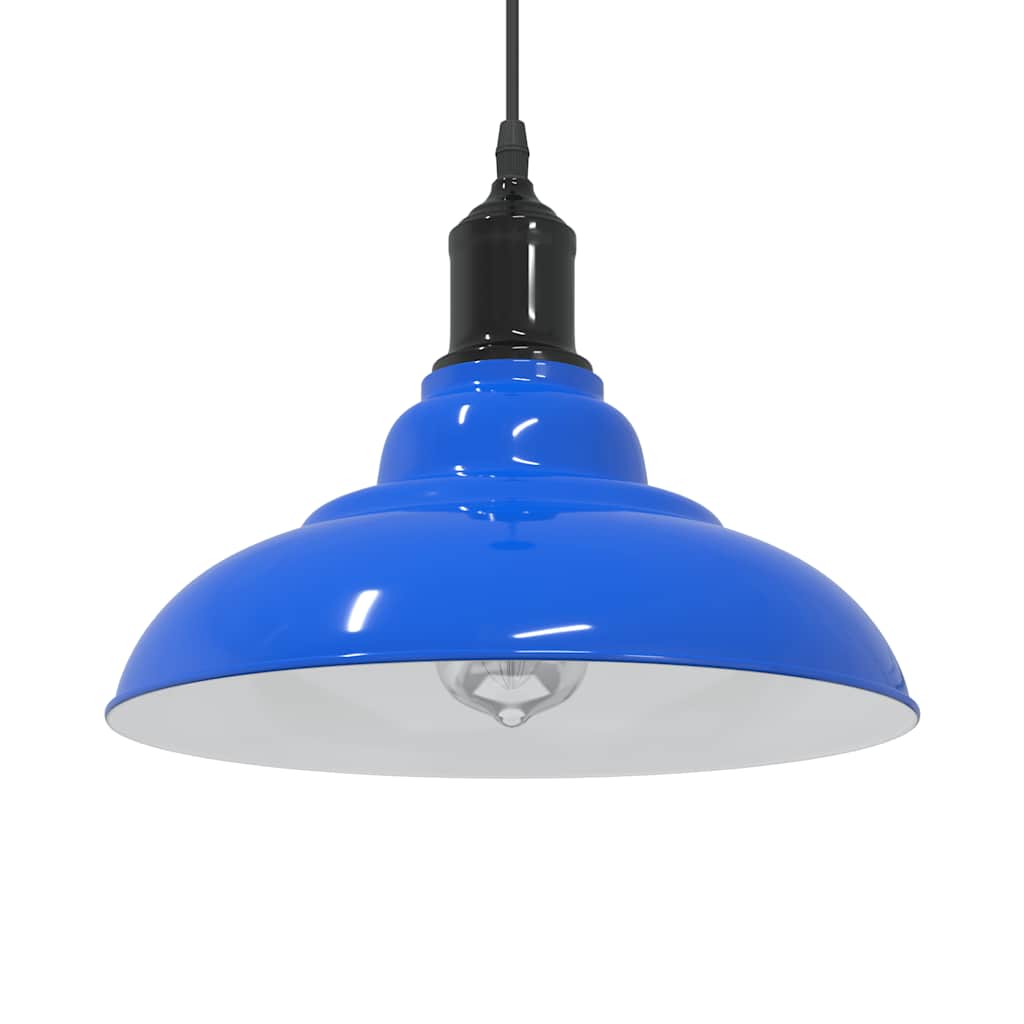 Lampe suspendue réglable hauteur E27  foncé Ø 31 cm métal - Imagem 1