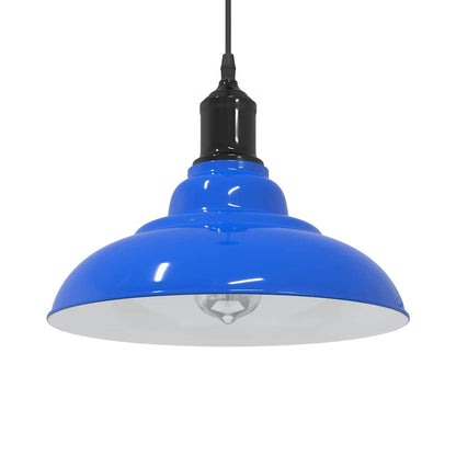 Lampe suspendue réglable hauteur E27  foncé Ø 31 cm métal - Imagem 1
