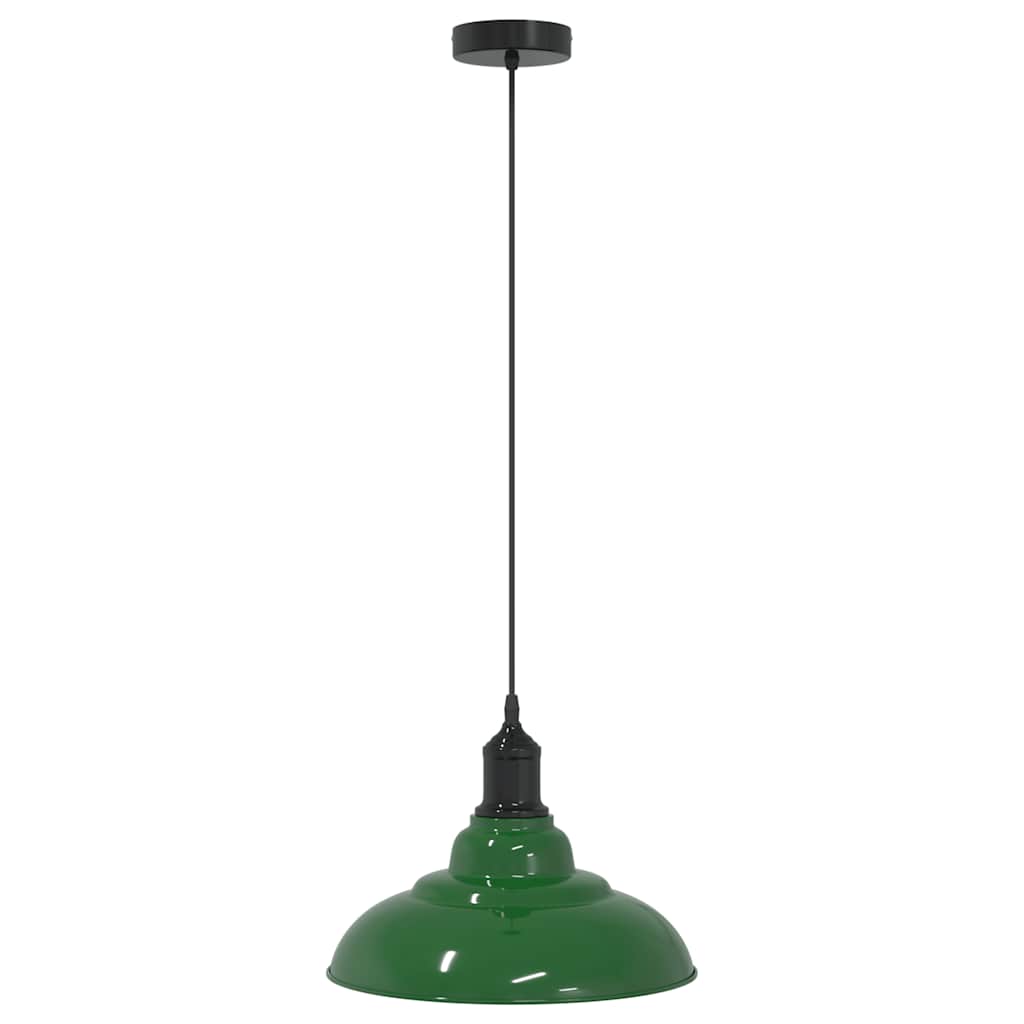 Lampe suspendue réglable hauteur E27 foncé - Ø 31 cm métal - Sensuri Maison