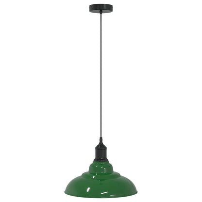 Lampe suspendue réglable hauteur E27 foncé - Ø 31 cm métal - Sensuri Maison