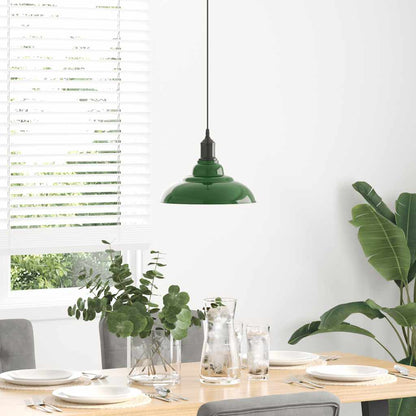 Lampe suspendue réglable hauteur E27 foncé - Ø 31 cm métal - Sensuri Maison