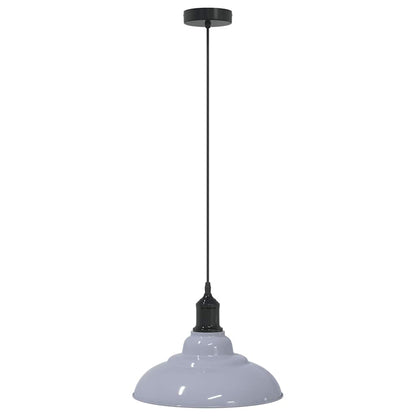Lampe suspendue réglable hauteur E27  foncé Ø 31 cm métal - Imagem 13
