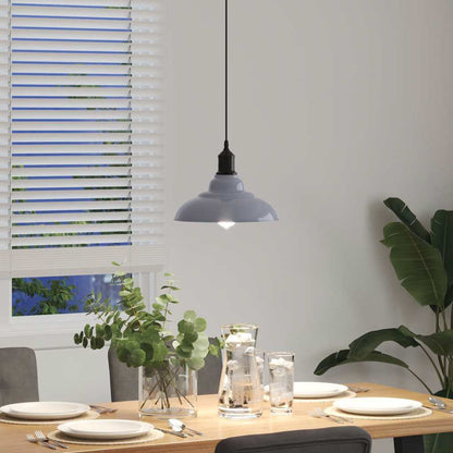 Lampe suspendue réglable hauteur E27  foncé Ø 31 cm métal - Imagem 15