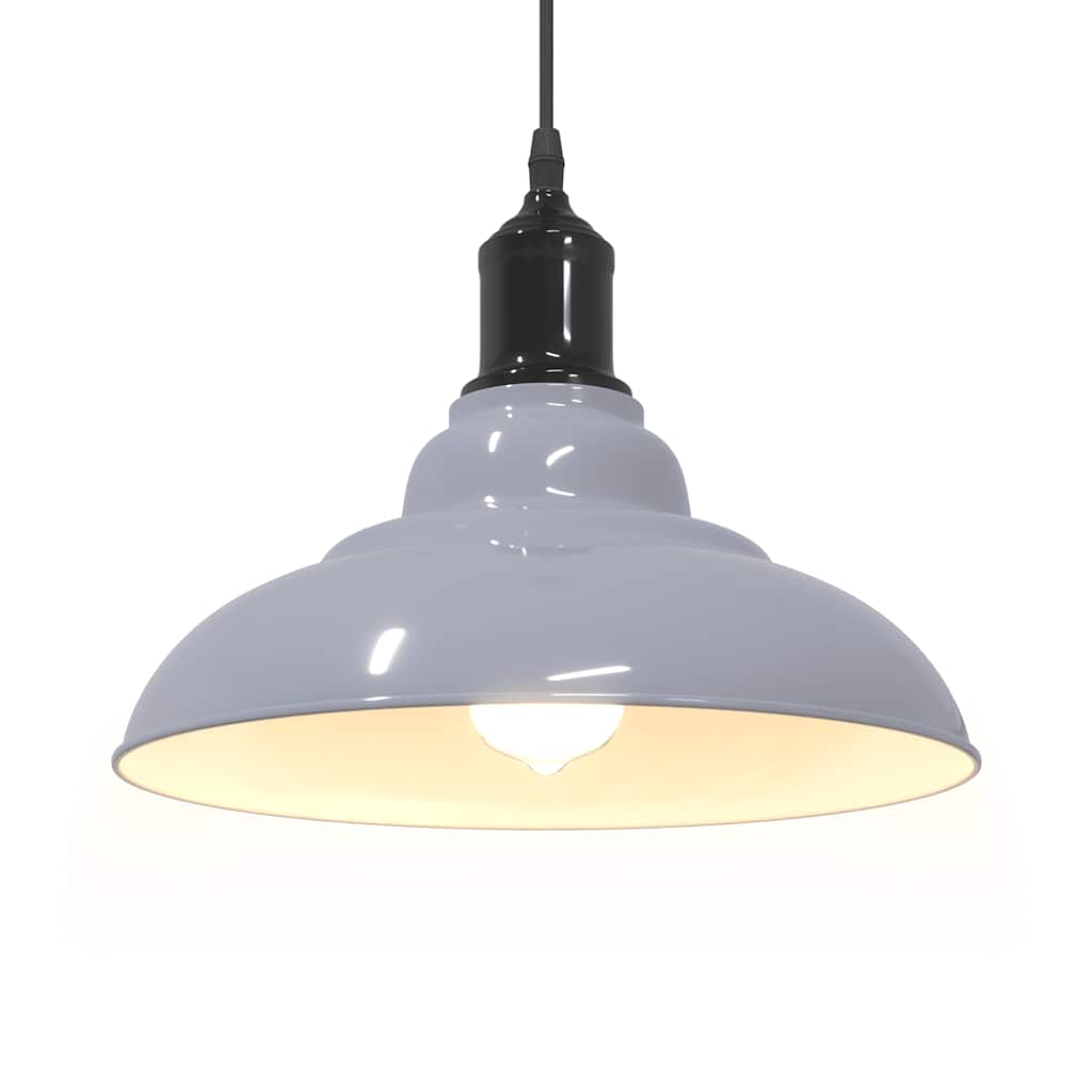 Lampe suspendue réglable hauteur E27  foncé Ø 31 cm métal - Imagem 16