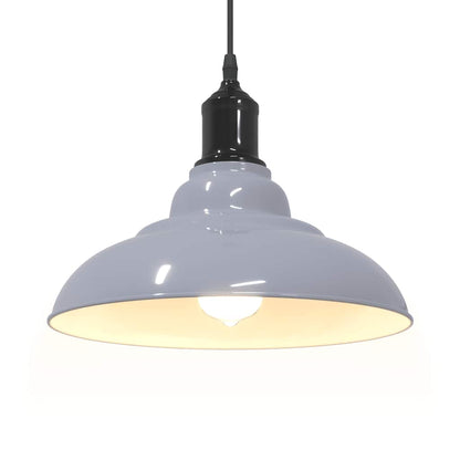 Lampe suspendue réglable hauteur E27  foncé Ø 31 cm métal - Imagem 16