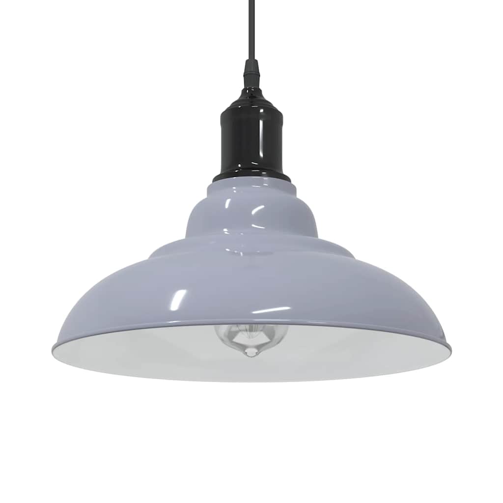 Lampe suspendue réglable hauteur E27  foncé Ø 31 cm métal - Imagem 12