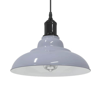 Lampe suspendue réglable hauteur E27  foncé Ø 31 cm métal - Imagem 12