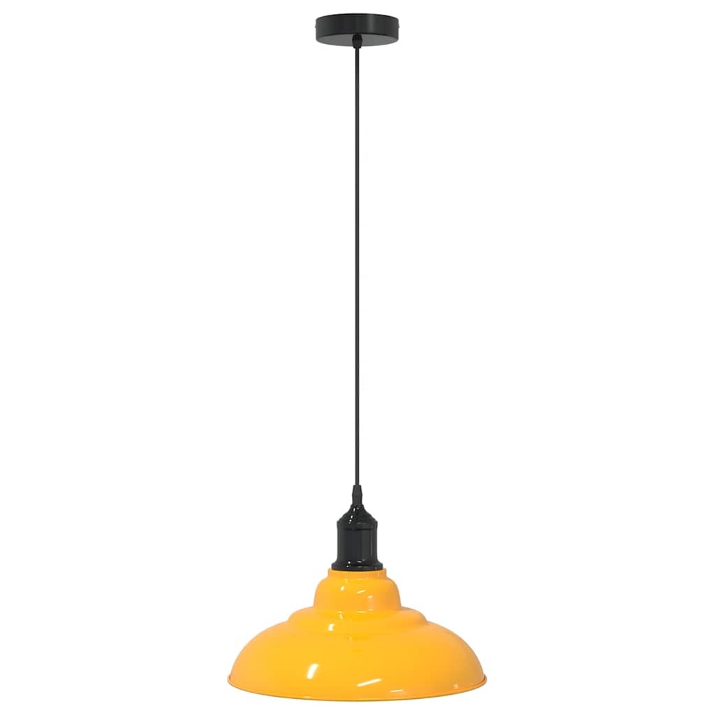 Lampe suspendue réglable hauteur E27 foncé - Ø 31 cm métal - Sensuri Maison