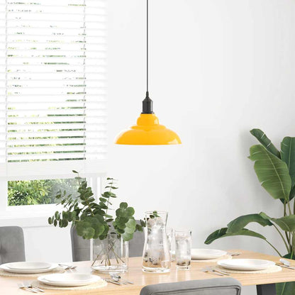 Lampe suspendue réglable hauteur E27 foncé - Ø 31 cm métal - Sensuri Maison