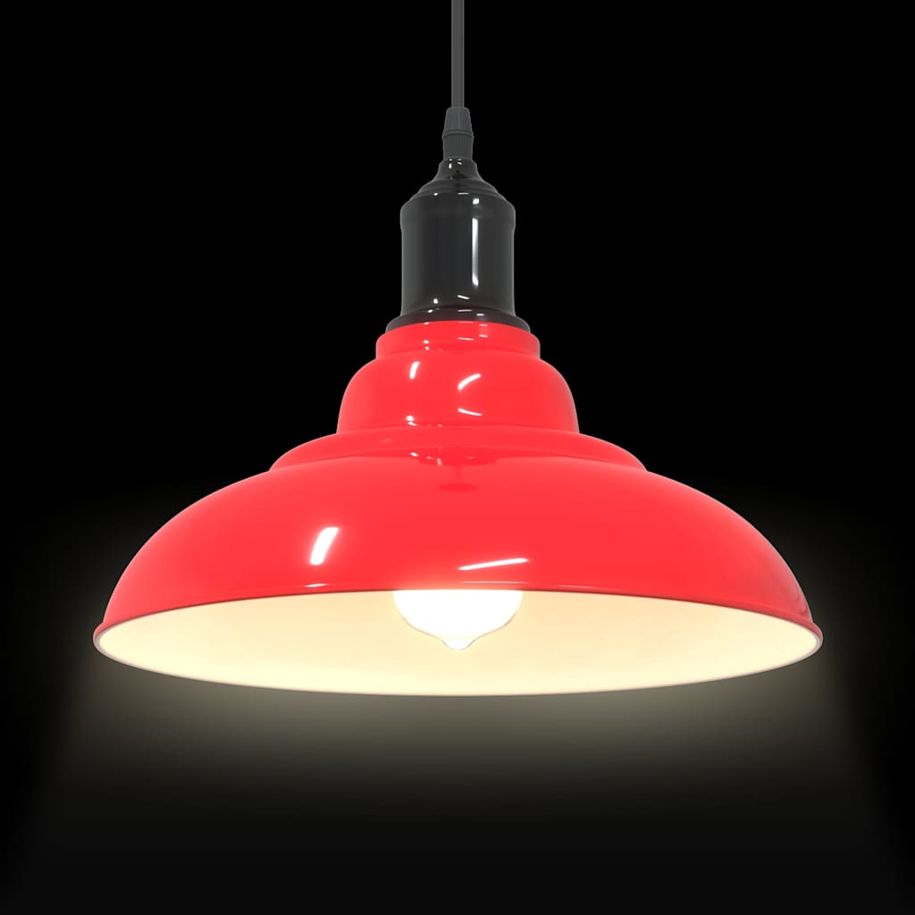 Lampe suspendue réglable hauteur E27 foncé - Ø 31 cm métal - Sensuri Maison