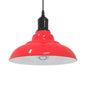 Lampe suspendue réglable hauteur E27 foncé - Ø 31 cm métal - Sensuri Maison