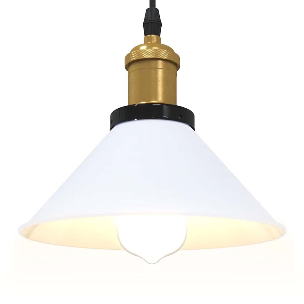 Lampe suspendue réglable hauteur E27  brillant Ø22cm métal - Imagem 5