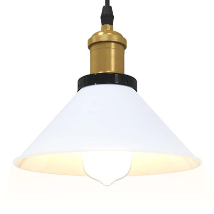 Lampe suspendue réglable hauteur E27  brillant Ø22cm métal - Imagem 5