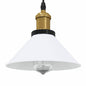 Lampe suspendue réglable hauteur E27  brillant Ø22cm métal - Imagem 1
