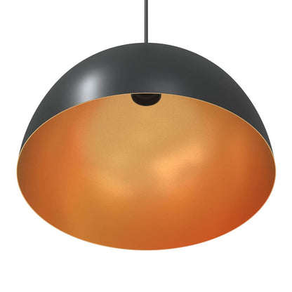 Lampes suspendues 2 pcs hauteur réglable E27  Ø 30 cm métal - Imagem 10