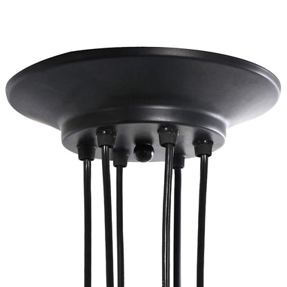 Lampe suspendue avec 6 porte-lampes E27  métal - Imagem 8
