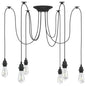 Lampe suspendue avec 6 porte-lampes E27  métal - Imagem 1