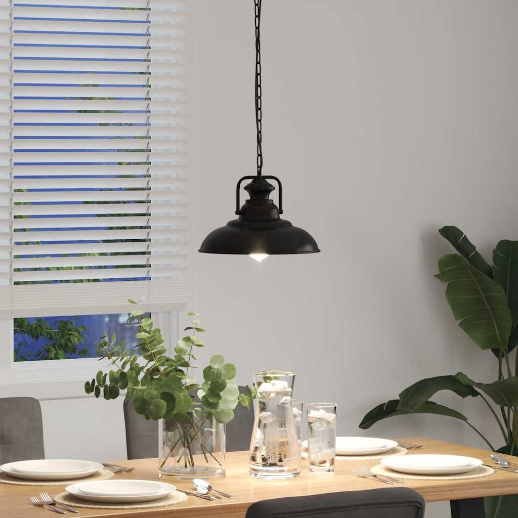 Lampe suspendue E27  Ø 31 cm fer - Imagem 4