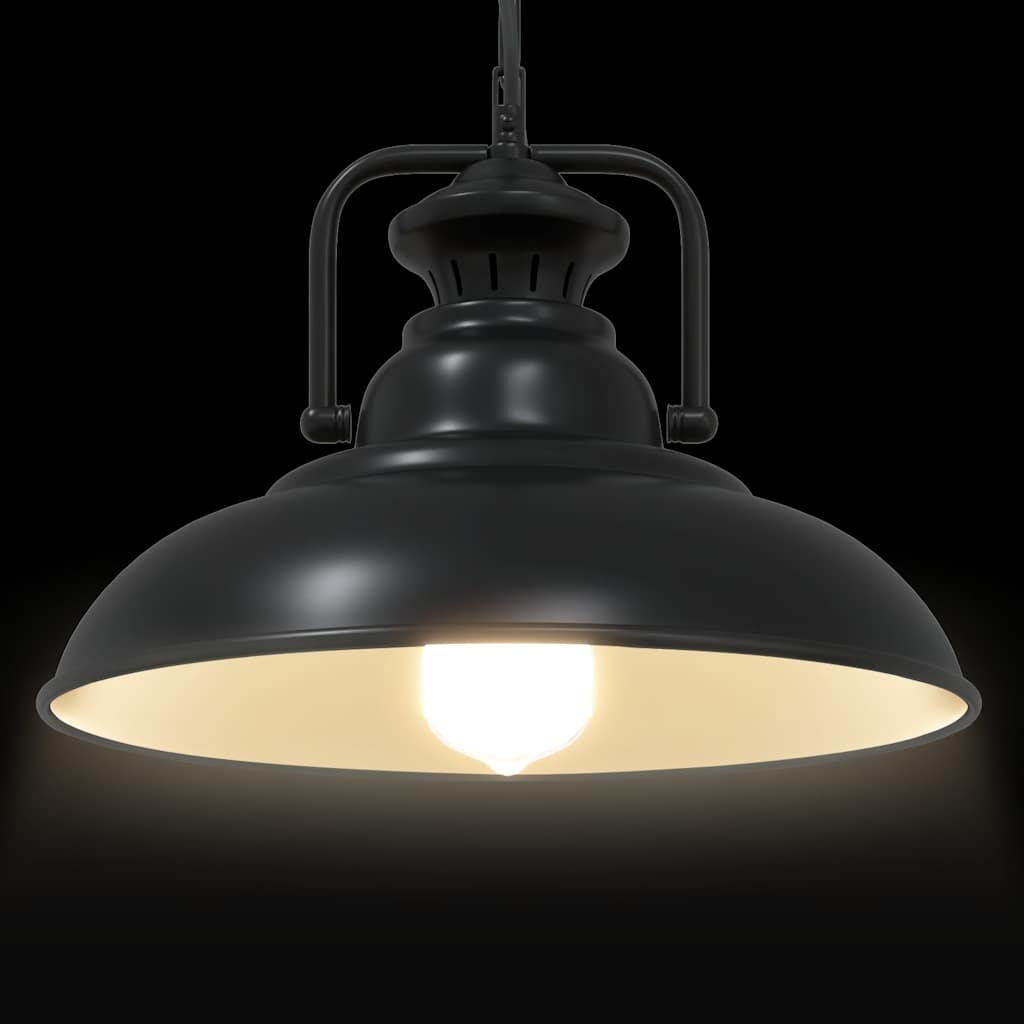 Lampe suspendue E27  Ø 31 cm fer - Imagem 6