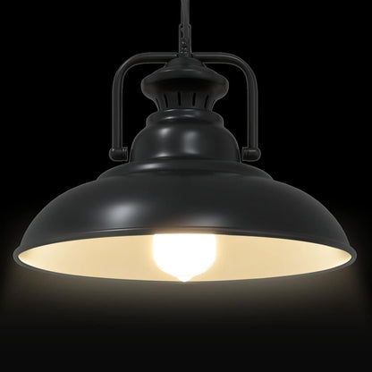 Lampe suspendue E27  Ø 31 cm fer - Imagem 6