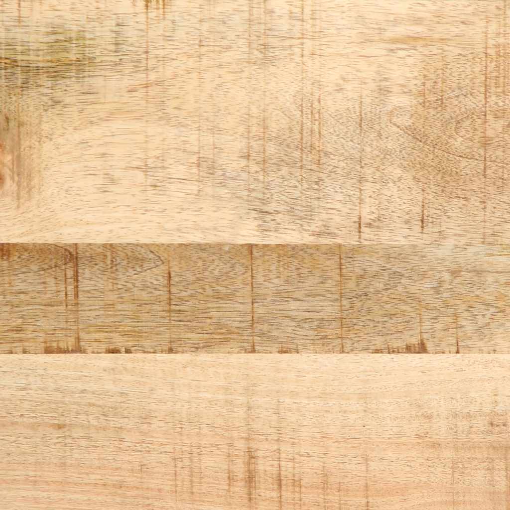 Table de chevet 2 pcs 40x32x46 cm bois massif de manguier brut - Imagem 10