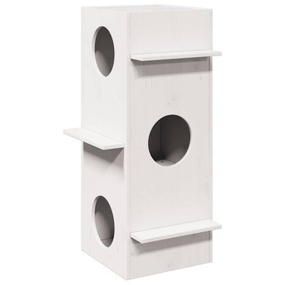 Maison pour chat  43x43x90 cm bois de pin massif - Imagem 1