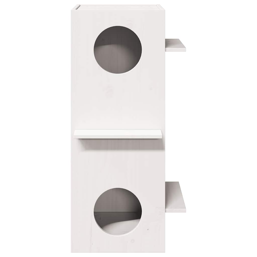 Maison pour chat  43x43x90 cm bois de pin massif - Imagem 4