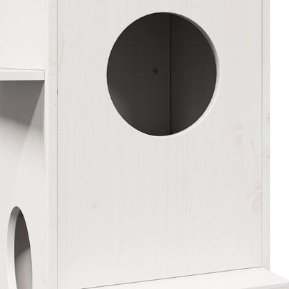 Maison pour chat  43x43x90 cm bois de pin massif - Imagem 6