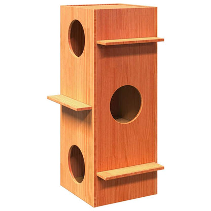 Maison pour chat  43x43x90 cm bois de pin massif - Imagem 8