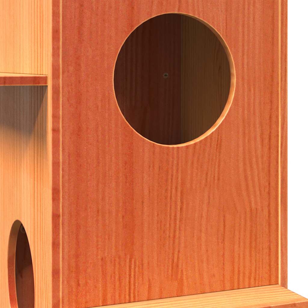 Maison pour chat  43x43x90 cm bois de pin massif - Imagem 13