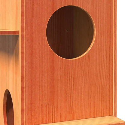 Maison pour chat  43x43x90 cm bois de pin massif - Imagem 13