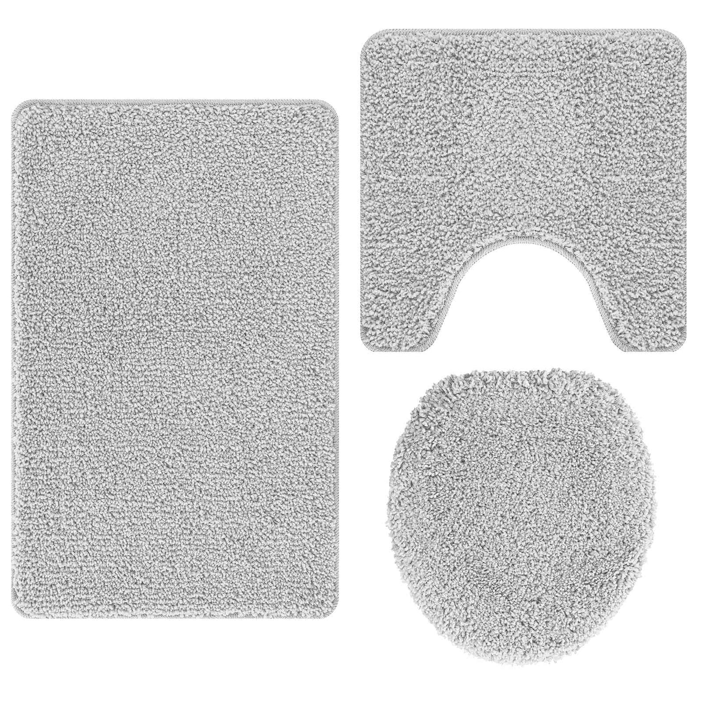 Ensemble de tapis de bain antidérapants 3 pcs  PP - Imagem 2