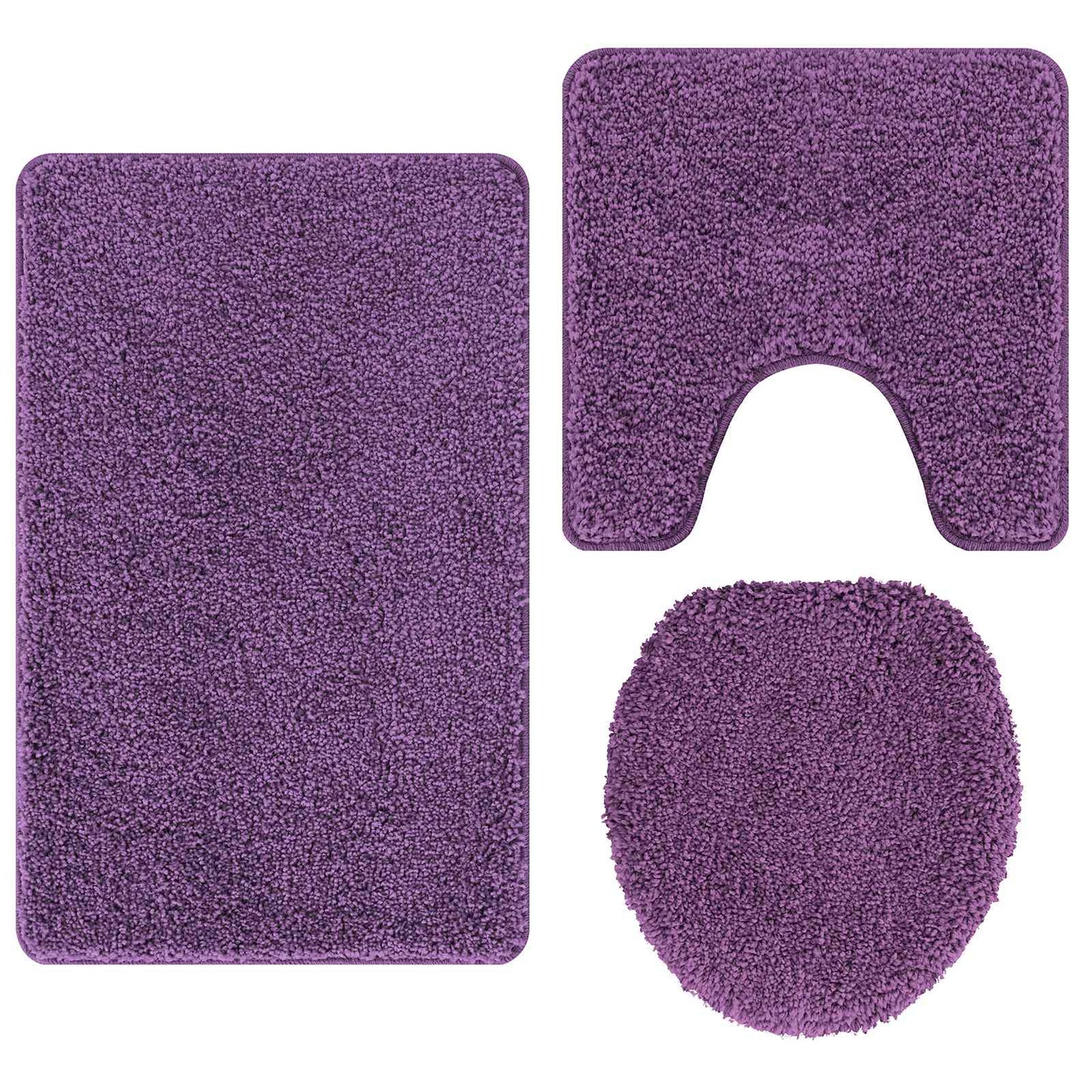 Ensemble de tapis de bain antidérapants 3 pcs  PP - Imagem 13