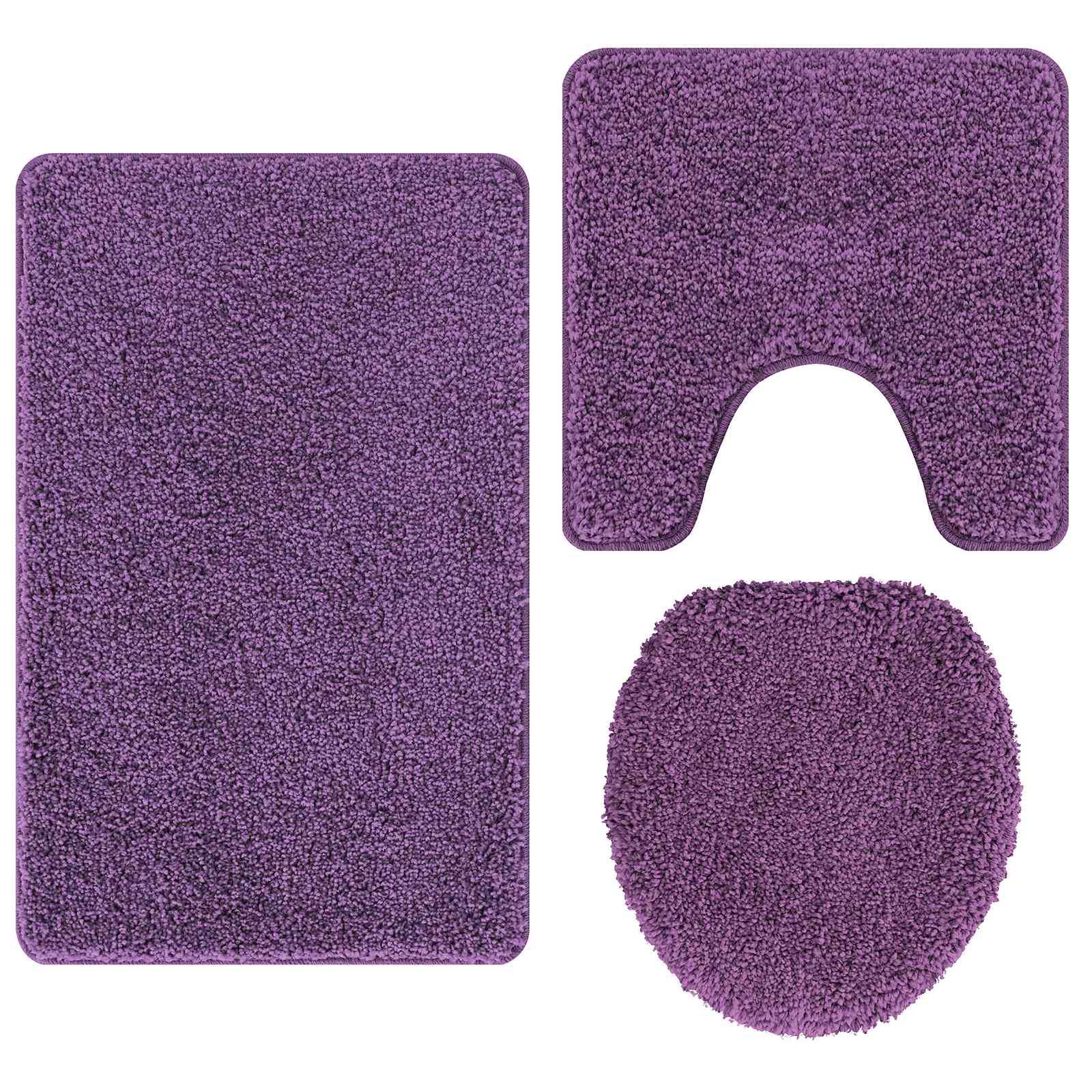 Ensemble de tapis de bain antidérapants 3 pcs  PP - Imagem 13