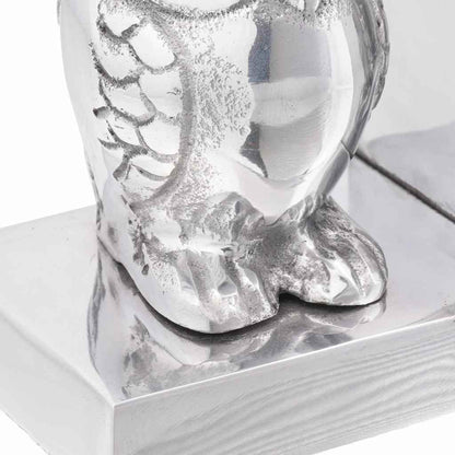 Serre-livres 2 pcs Argenté  Aluminium - Imagem 6