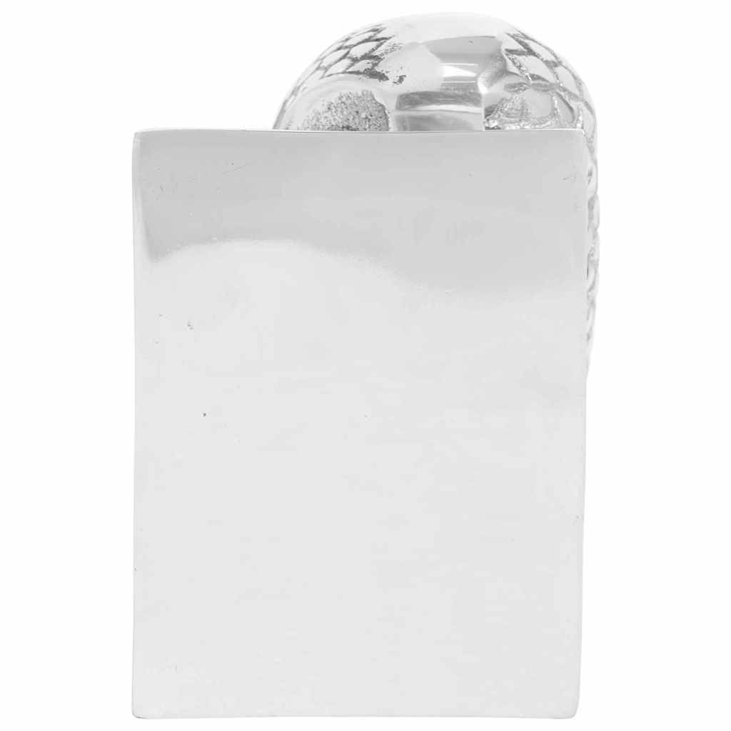 Serre-livres 2 pcs Argenté  Aluminium - Imagem 2