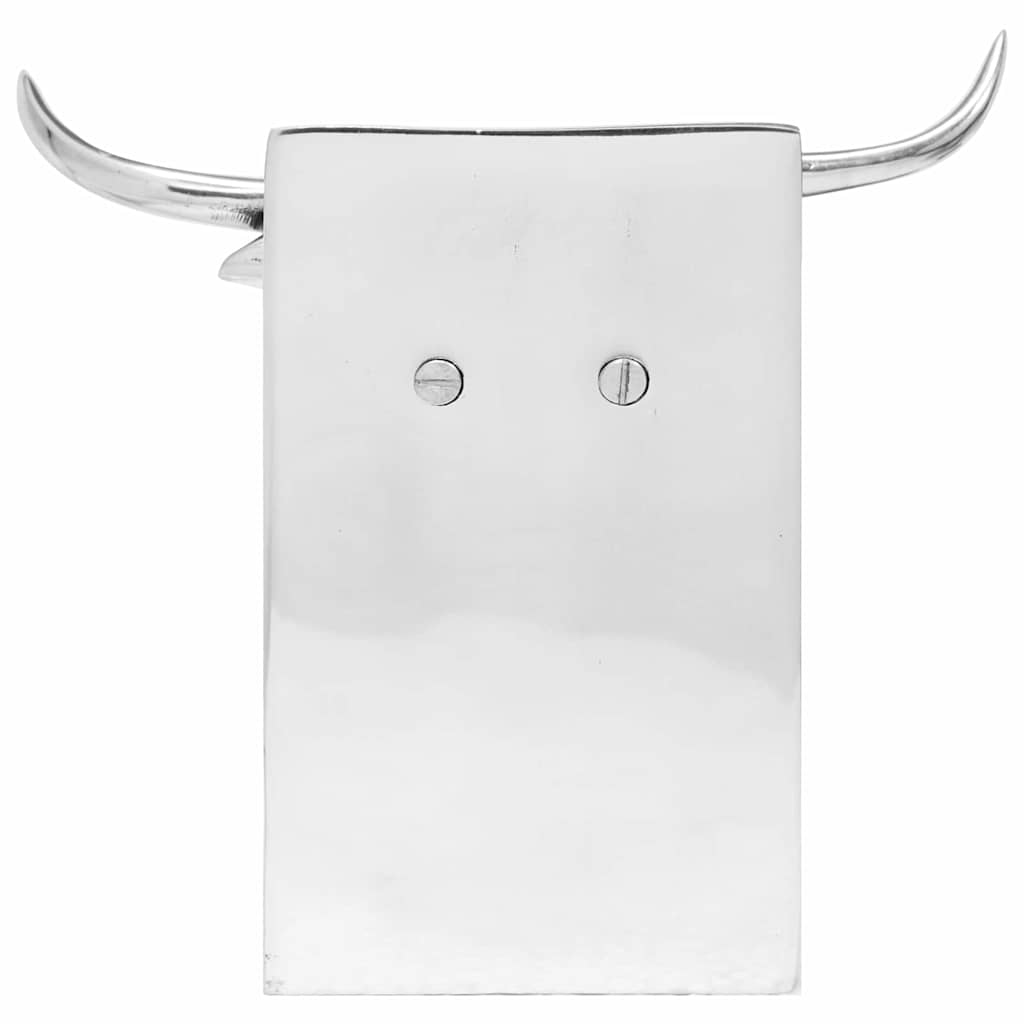 Serre-livres 2 pcs - Argenté Aluminium - Sensuri Maison
