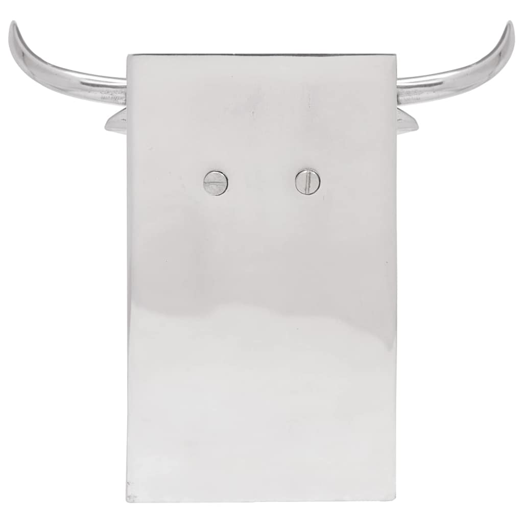 Serre-livres 2 pcs - Argenté Aluminium - Sensuri Maison