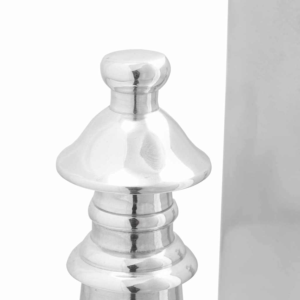 Serre-livres 2 pcs Argenté  Aluminium - Imagem 16