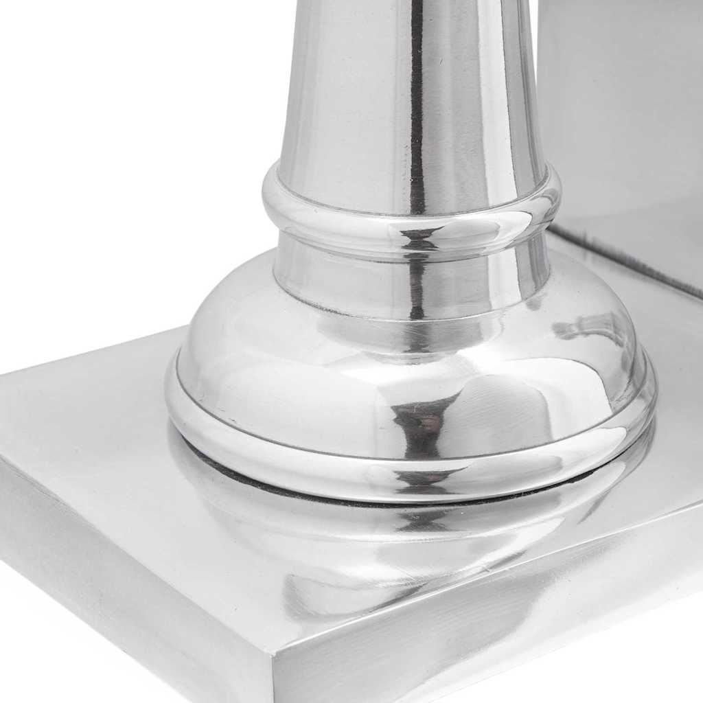 Serre-livres 2 pcs Argenté  Aluminium - Imagem 17